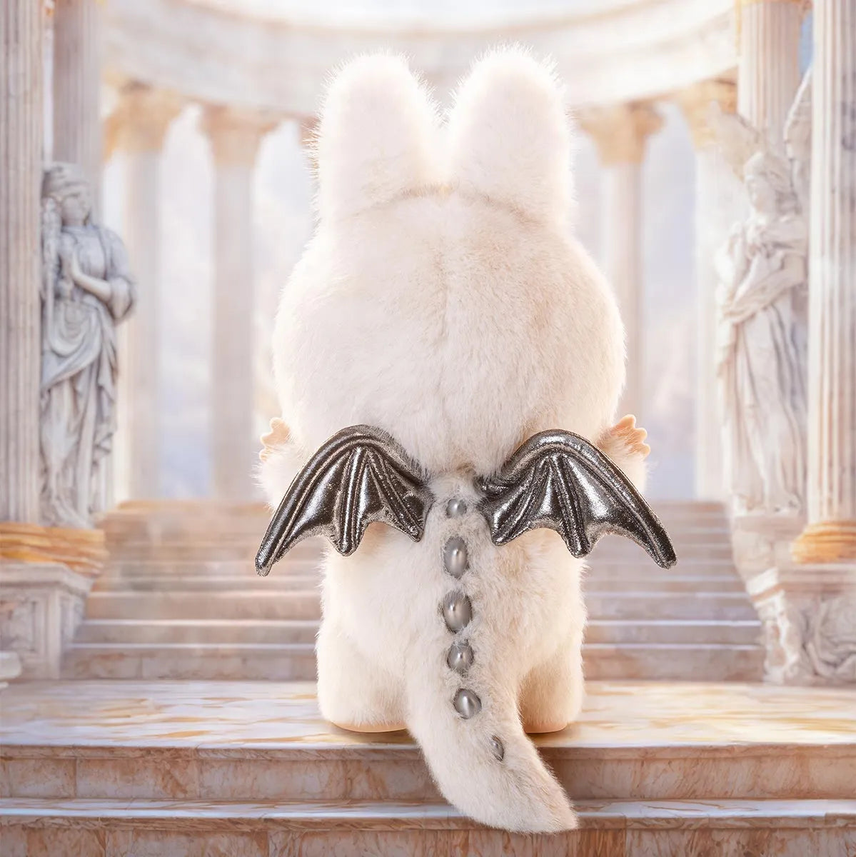 Pop Mart The Monsters Labubu Zimomo Angel in Clouds Figure