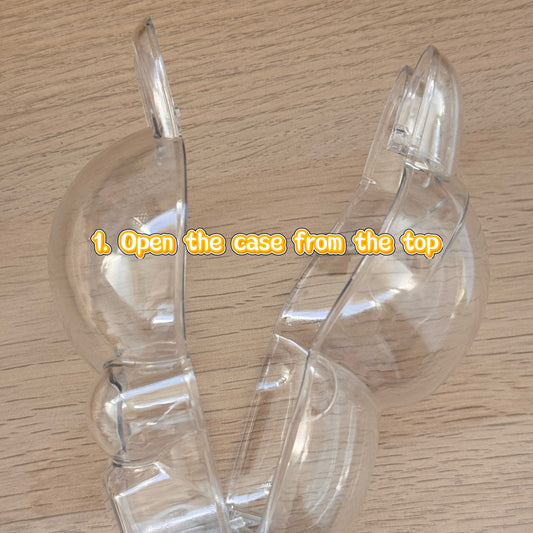 Labubu Protective Case Cover Transparent Plushie Display