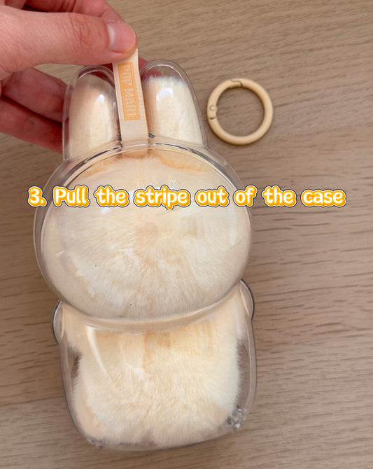 Labubu Protective Case Cover Transparent Plushie Display