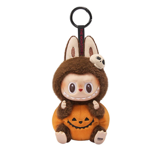 Labubu The Monsters Happy Halloween Party Series Sitting Pumpkin Vinyl Plush Pendant