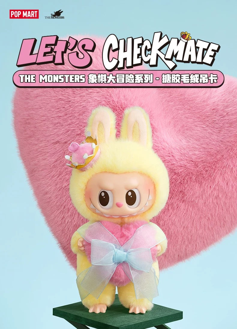 Labubu The Monsters Let's Checkmate Vinyl Plush Hanging Card