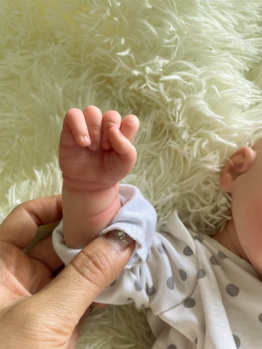 Soft 18 Inch Reborn doll Full Body Platinum silicone