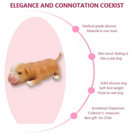 Pupsy 18CM  Full Silicone Reborn Dog Doll