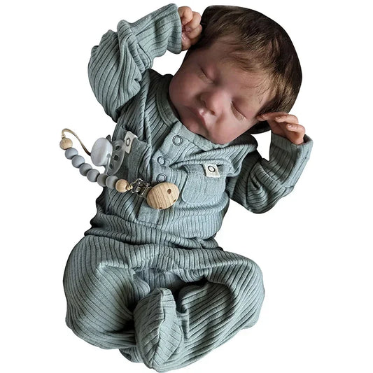 48CM Reborn Baby Doll Asleep Levi
