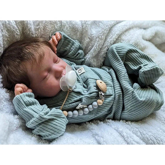 48CM Reborn Baby Doll Asleep Levi