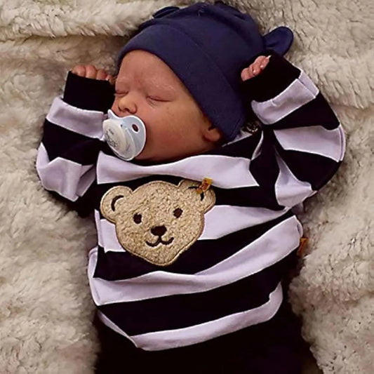 Teddy - Reborn Baby Full Silicone Lifelike Soft 18 Inch Realistic