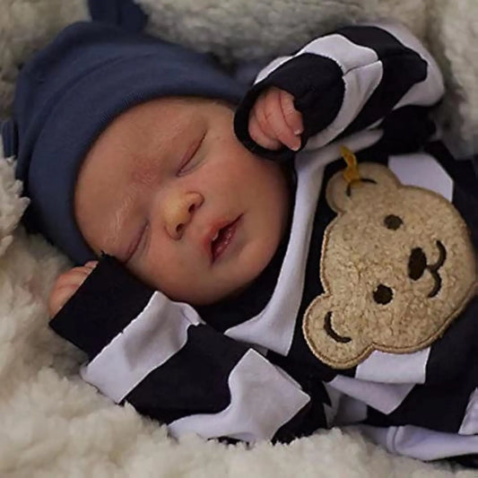 Teddy - Reborn Baby Full Silicone Lifelike Soft 18 Inch Realistic