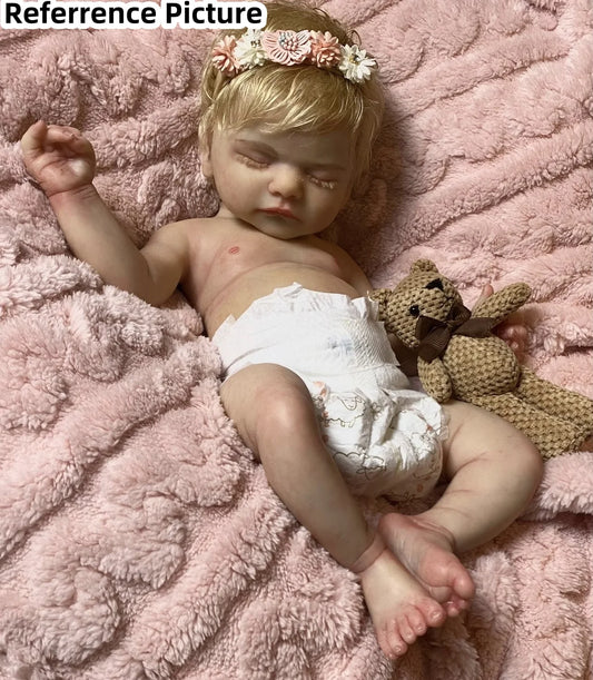 Lovely 18 Inch Silicone Reborn Girl Doll