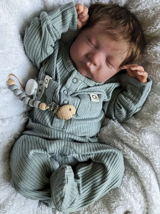 48CM Reborn Baby Doll Asleep Levi